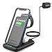 Produktbild POPGMMT 3 in 1 Induktive Ladestation, Kabelloses Ladegerät 18W, Faltbare Kabellose Ladegerät Kompatibel mit Apple iPhone 14/13/12/11/Pro/Pro Max/XS/XR/X/Watch 8/7/6/SE/5/4/3/2