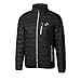 Cutter & Buck Men's Black Detroit Lions Big & Tall Rainier Primaloft Eco Insulated Full-Zip Puffer Jacket