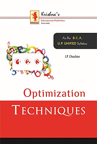 Krishna’s Optimization Techniques, 9th Edition Front Cover