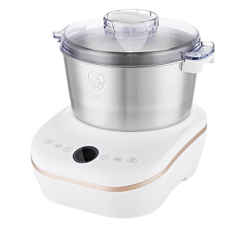 5L Electric Dough Maker, Stainless Steel Dough Maker Automatic Pasta Machine with Ferment Function for Bread Pizza Pancake