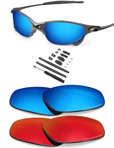 Image of BLAZERBUCK Anti-salt Polarized Replacement Lenses for Oakley Juliet - 2 Pairs