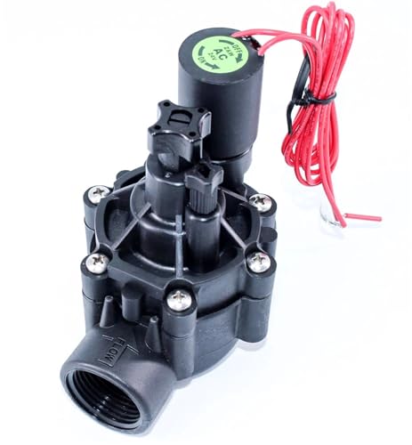 Électrovanne d'irrigation en nylon DN50 12VDC vanne normalement fermée