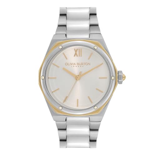 Montre pour femme au cadran en forme de base Olivia Burton Hexa pour sublimer vos looks