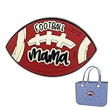 TOYORK Bag Charms for Bogg Bag Accessories Decorative Bogg Bag Charms Football Insert Charm for Beach Tote Rubber Beach Bag Accessories