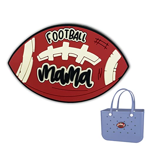 TOYORK Bag Charms for Bogg Bag Accessories Decorative Bogg Bag Charms Football Insert Charm for Beach Tote Rubber Beach Bag Accessories
