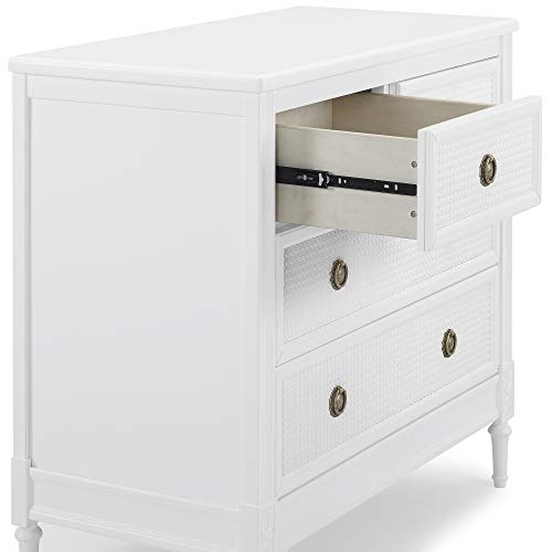 Delta Children Madeline 4 Drawer Dresser With Changing Top, Binaca White #TOP6
