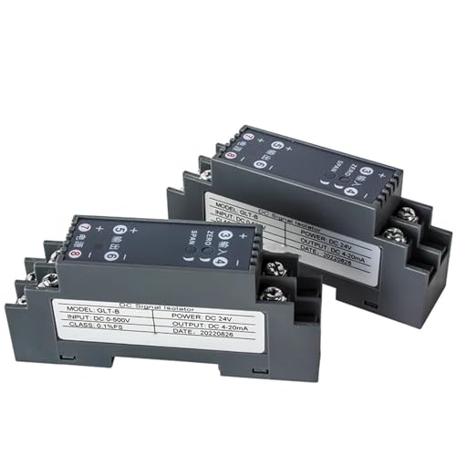 Transmisor de corriente y voltaje AC 0-500V a RS485 alimentado a DC24V 7