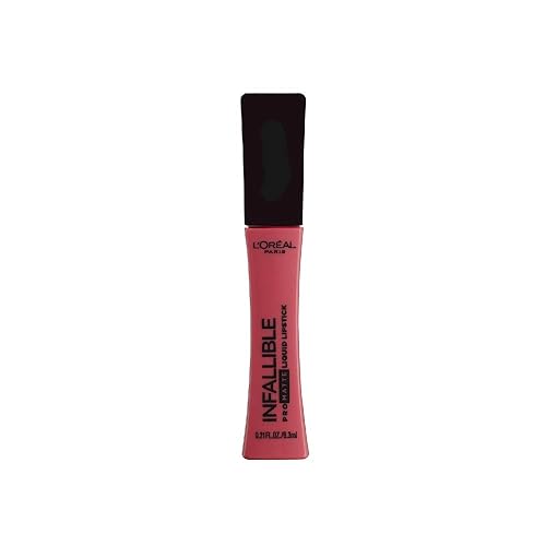 Vista 23 de L'Oréal Paris Infallible Pro Matte - Lápiz labial líquido color mate intenso, de larga duración hasta por 16 horas, alta pigmentación, cobertura