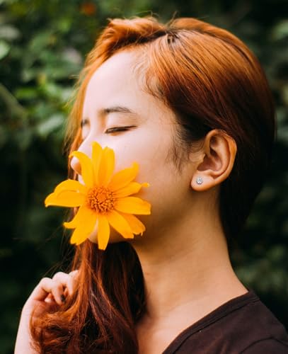 14 Pairs Magnetic Stud Earrings Multicolor Cubic Zirconia Clip on Earrings Set Non-Piercing Fake Earring Jewelry for Women Men 4MM 6MM3