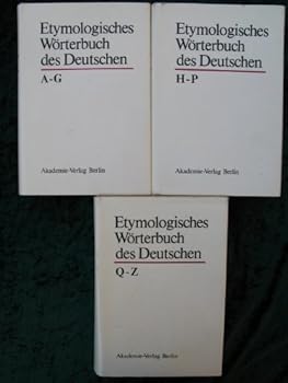 Hardcover Etymologisches Woerterbuch Des Deutschen (Vols 1&2) (German Edition) Book