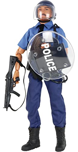 Click N' Play 12" Police Officer Action Figure Playset With Accessories. #TOP2