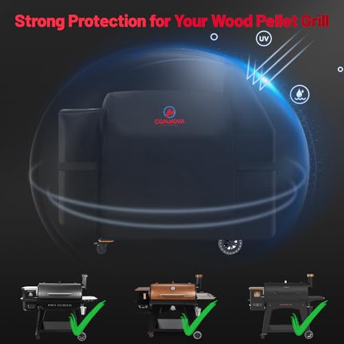 Comnova Grill Cover for Pit Boss Austin XL - 600D Wood Pellet Smoker Cover for Pitboss 1000 Series, Premium Pellet Cover for Pit Boss Austin XL 1000, Rancher XL 1000, 1100 Pro, 1150, and Z Grill 1000