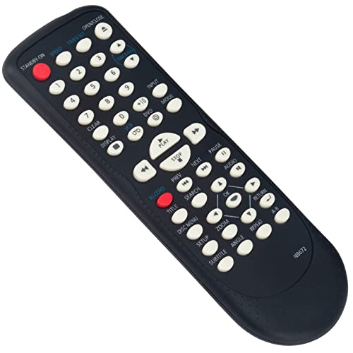 Nb672Ud Nb672 Replace Remote Control Fit For Magnavox Dvd Vcr Combo Cd Player Dv225Mg9B Dv225Mg9A Dv225Mg9Aom Dv225Mg9/F7 Dv225Mg9F7 Dv226Mg9 Dv225Mg9 Dv226Mg9B Dv225Mg9C #TOP2