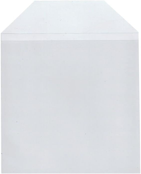 CheckOutStore 500 CPP Clear Plastic Sleeve with Flap