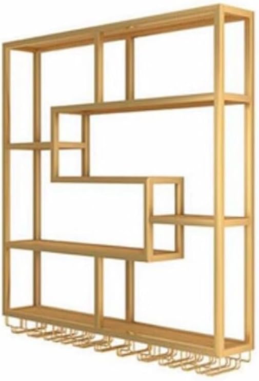 Amazon.com: Industrial Wall Mounted Wine Rack Metal Floating Racks Iron ...