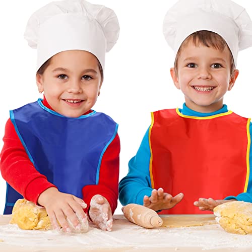 Juinipe B0B3MCSNL3_CA NARF 12 Pcs Art Smock For Kids Waterproof Artist Painting Aprons Sleeveless Children Art Smocks thumb #6