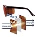 LA MIERE Dark Red 200-2000nm Glasses, Lazer Protection, Teeth Whitening Safety Glasses, Dental Eyewear LED Protective Goggles, 1 Pack