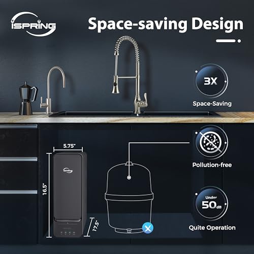 Image of iSpring RO1000-ORB Tankless Reverse Osmosis System, 1000 GPD Fast High Flow