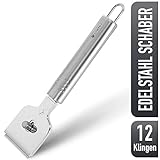 MÜHELOSE REINIGUNG – Dank des ergonomischen Griffs und doppelseitig geschliffenen Klingen lassen sich auch hartnäckige Verunreinigungen schnell und einfach entfernen!