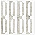 STICKGOO Peel and Stick Backsplash Tiles 12"x12", Waterproof Stick on Kitchen & Bathroom Backsplash, PVC Self Adhesive Wall Tiles for Fireplace, White/Beige Slate (10 Sheets)