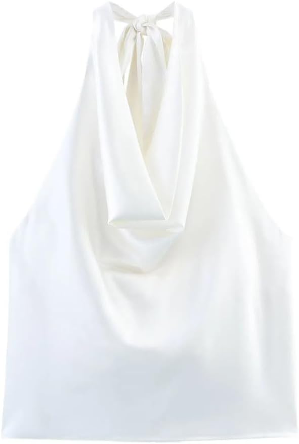 Women's Satin Solid Vest