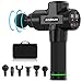 Massage Gun - Powerful Deep Tissue Muscle Massager for Athlete Recovery and Chiropractic Therapy - Super Quiet 20 Speeds 6 Attachments for Limitless Usage