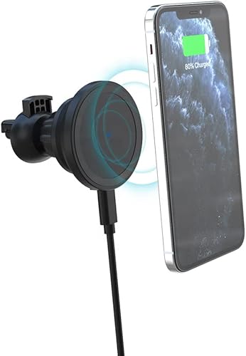 Cargador inalámbrico dual 2 en 1 soporte de 360 grados Duo 15W Max Qi cargador magnético inalámbrico para iPhone 12 Magsafe