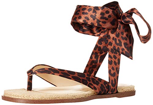 Jessica Simpson Women s Abramo Espadrille Sandal Flat, Natural Leopard, 6.5