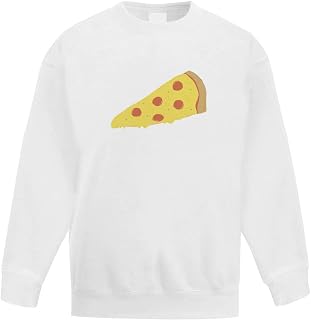 Azeeda 'Pepperoni Pizza Slice' Kid's Sweatshirt/Jumper (14-15 Years) (KW00065766)