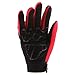 WOW Motocross Motorcycle BMX MX ATV Dirt Bike Skeleton Racing Gloves Red