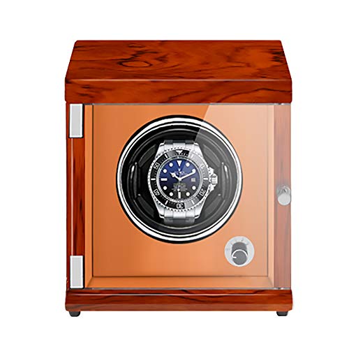 JIYTG Caja de bobinado para relojes, recargable, agitador de reloj mecánico, enrollador vertical automático