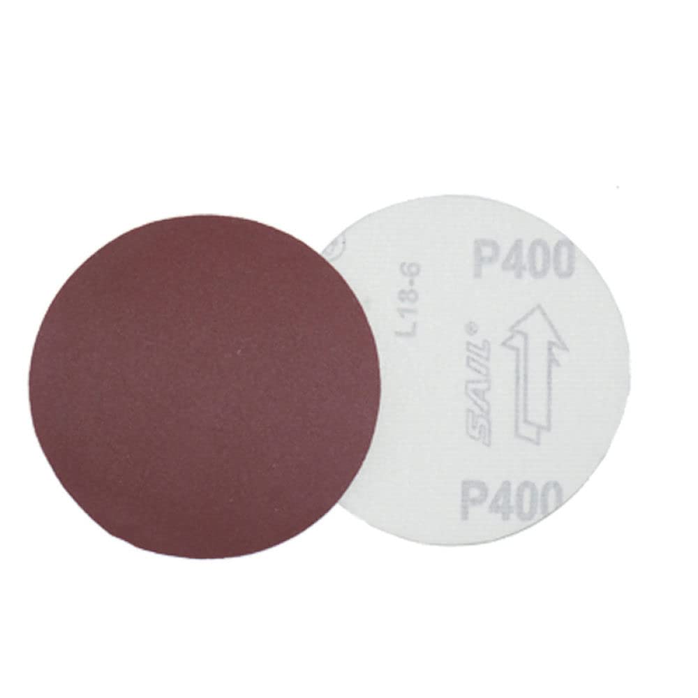 100 sztuk 4-cal 100mm uciekający papier ścierny papier ścierny z powrotem uciekający okrągły papier ścierny szlifowanie drewna, 150#