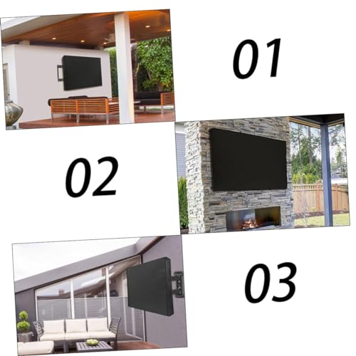 Housse TV extérieure pour protéger votre écran sur la terrasse du soleil et du vent - 4