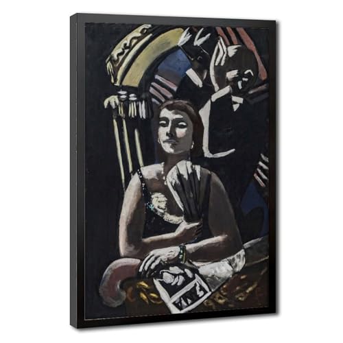 Boîte de théâtre Max Beckmann impression giclée expressionniste allemand cadre 50,8x76,2