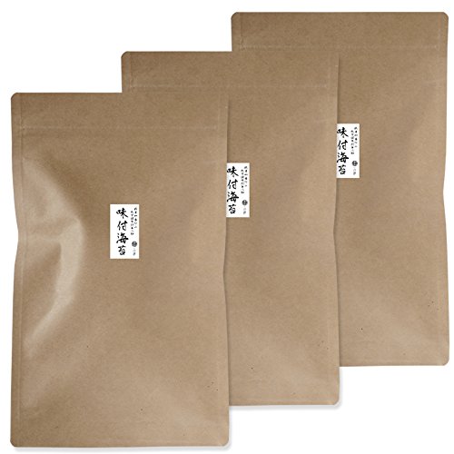 うま味調味料無添加 秋芽一番摘み 味付け海苔 (8切40枚×3)