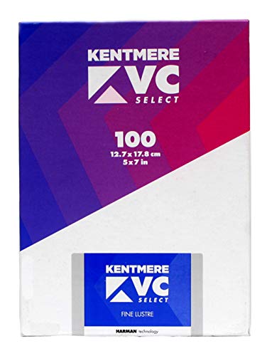 Kentmere VC Select Fine lustre 5x7 pulgadas revelado analógico cuarto oscuro en blanco y negro