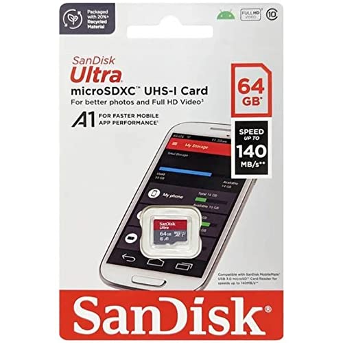 SanDisk Ultra UHS I microSDカード SDSQUAB-064G-GN6MN の商品画像 1