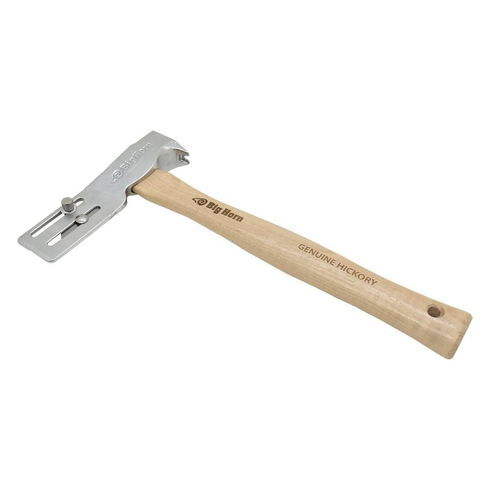 Big Horn Magnet-Dachbeil 482 G – Mit Nagelstarter & Klinge, Für Dachdecker & Trockenbau