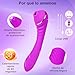 AGHPDH Vibrator Woman Erotic Toys Sex Couple Big Dildo Sucking Clit Female 10 Modes pro 2 sùcciønadør Ṽiḇráḑòraḑòr Ṃújēr (Purple-ai05) (Púrpura-ai05)