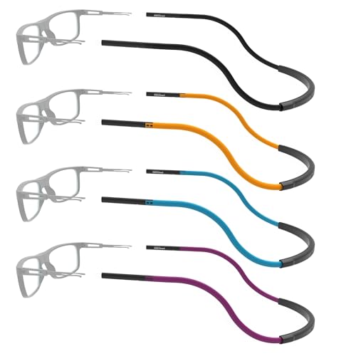 Image of INDESMED | Pack 4 cords for magnetic glasses patented fit, easy to change and 4 colors to match