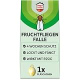 Nexa Lotte Fruchtfliegen Falle 1 Stück mit Lockstoff für Küche