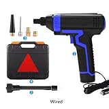 ワイヤレスカーエアポンプ - ハンドヘルド電動タイヤインフレーター、ポータブル LED ディスプレイコンプレッサー |インテリジェントスマート充電自動ポンプ緊急車 SUV オートバイタイヤインフレ