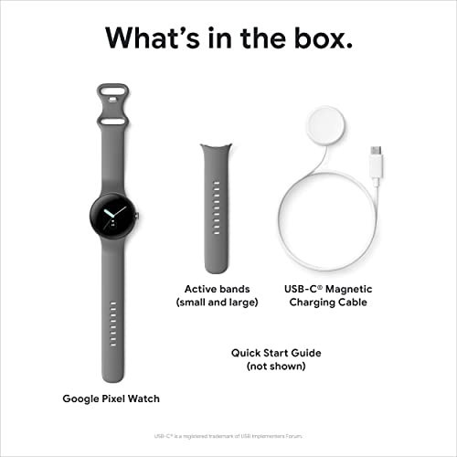 Google Pixel Watch 41mm Matte Black (Wear OS, Fitbit) — view 12