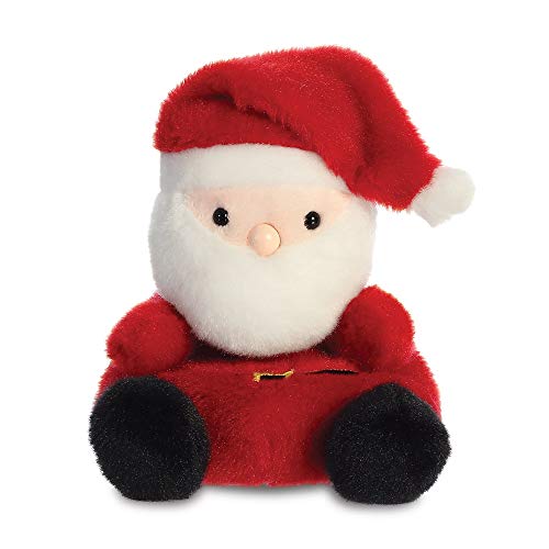 Aurora, 99131, Palm Pals Père Noël, 10 cm, Peluche, Rouge & Blanc