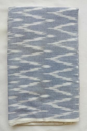 Image of Cotton Pochampally ikat unstitched blouse, Kurthi, long frock fabric material for women (1 meter, 2 meters & 3 meters)