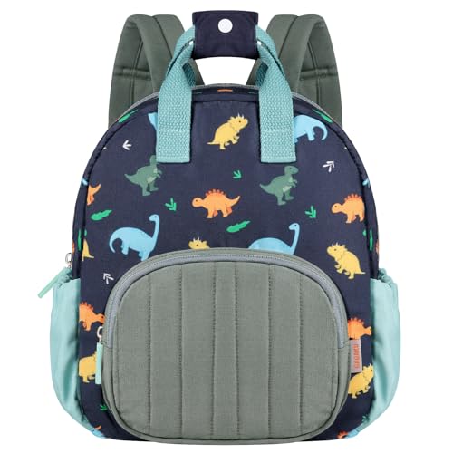 GAGAKU Kinderrucksack Junge kinderrucksack Kleinkind Rucksack für 2-4 Jahre Kinder Kindergartenrucksack Mini Tagesrucksack Reisetasche Kinderrucksäcke Verstellbare Schultergurte - Dinosaurier