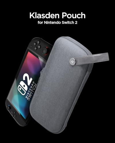 Funda Nintendo Switch 2 Spigen Klasden Pouch con acabado premium textil 2