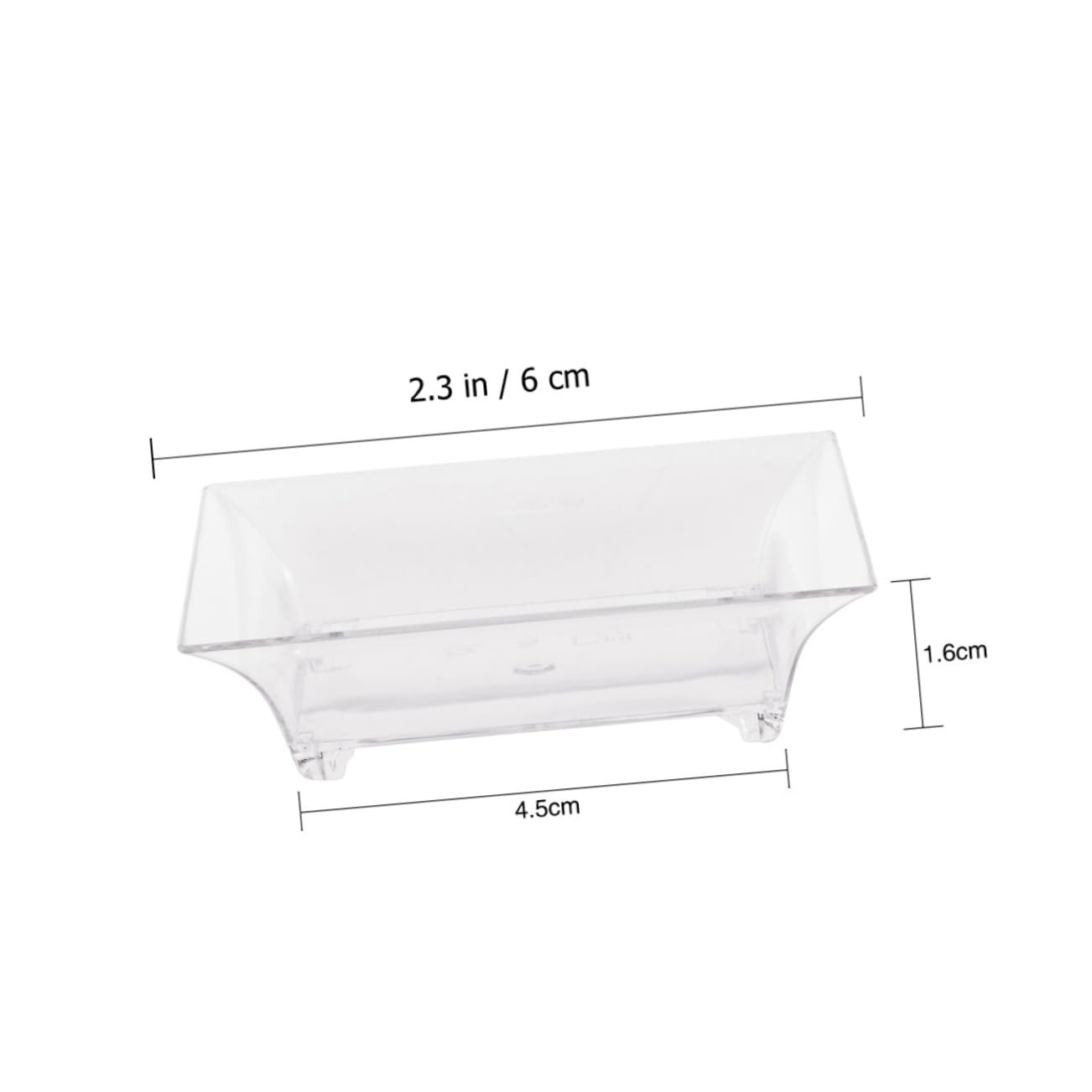 IWOWHERO 50pcs Dipping Dish Dipping Sauce Cups Dip Sauce Bowls Clear Plate Dip Dish Seasoning Dish Bowl Small Dip Bowls Fruit Trays Cookies Plate Nut Dish Condiment Dish Sauce Dish Plastic