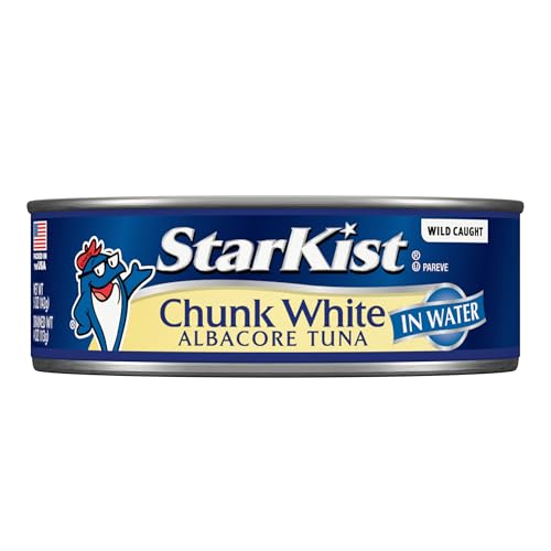 Image of StarKist Chunk White Albacore Tuna in Water, 5oz Canned Tuna, 12-Pack