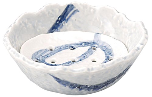 三陶 萬古焼 水切り鉢 (水切付) ておこし流水 08849